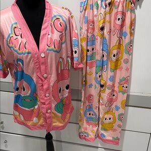 Cute Pink Pajamas Set